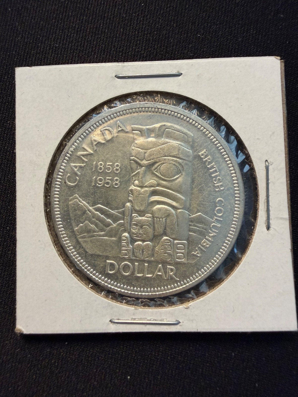 1958 Canadian Silver Dollar Coin