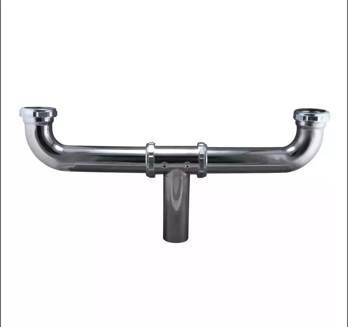 Keeney 1-1/2 x 21 in. Center Outlet 20Ga Brass Slip Joint Cleanout Waste - Satin