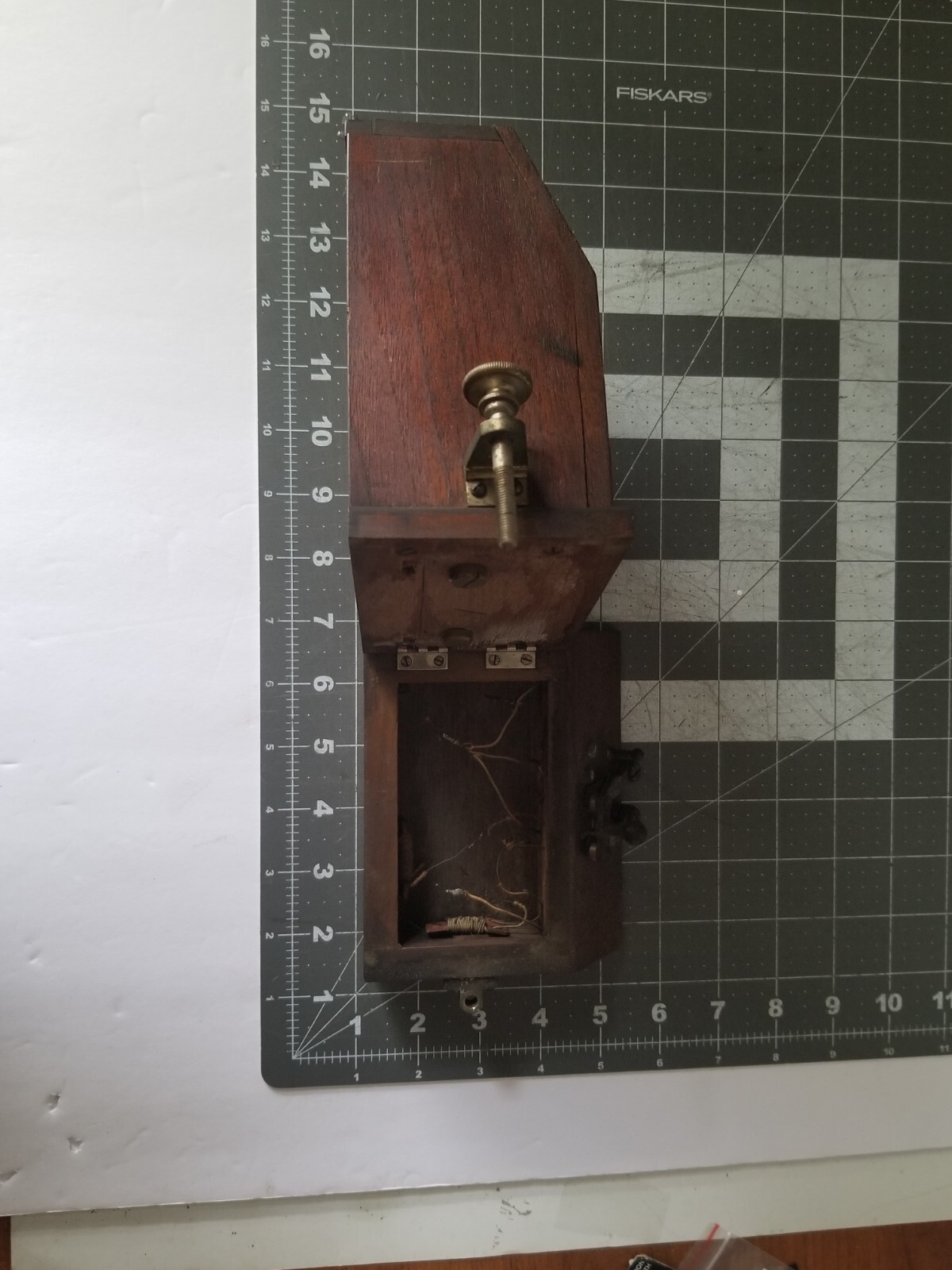 Antique Maker Unknown Galvanometer Telegraph Telephone Meter Steampunk