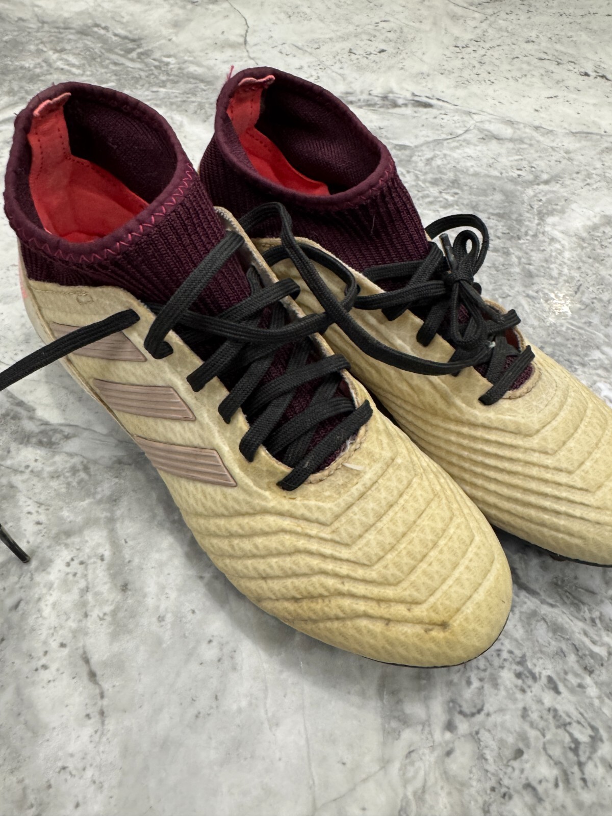 Adidas Predator 18.3 FG W Soccer Shoes Size 5 Maroon