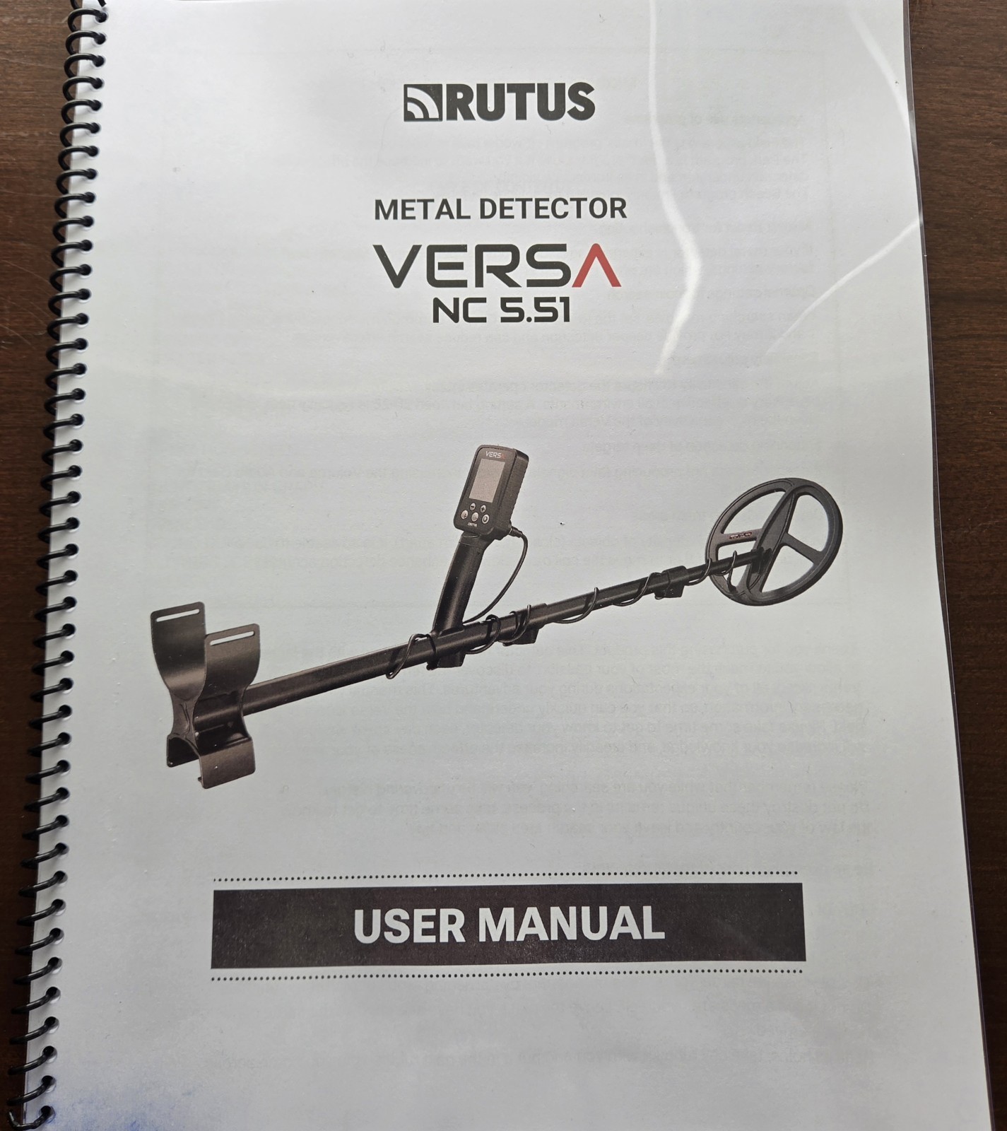 RUTUS VERSA 5.51 Instruction Manual
