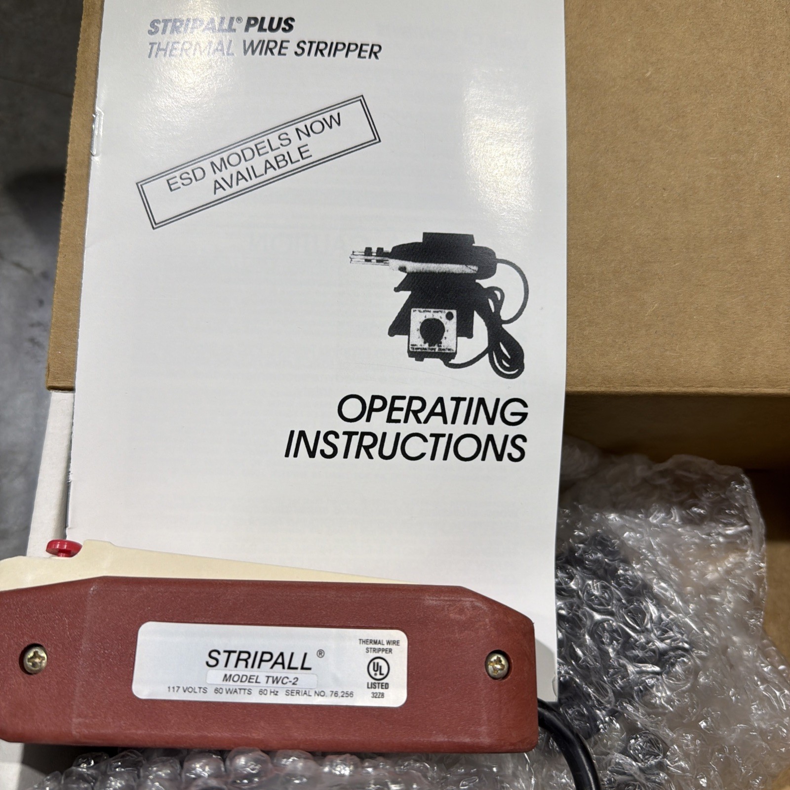 Teledyne Stripall Model TWC-2 Thermal Electric Wire Stripper