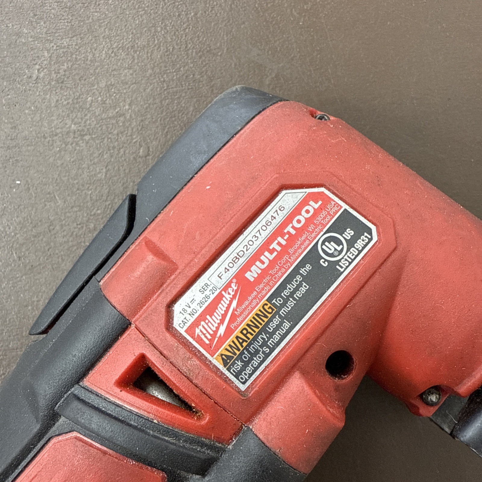 Milwaukee 2626-80 M18 18V Li-Ion Multi-Tool