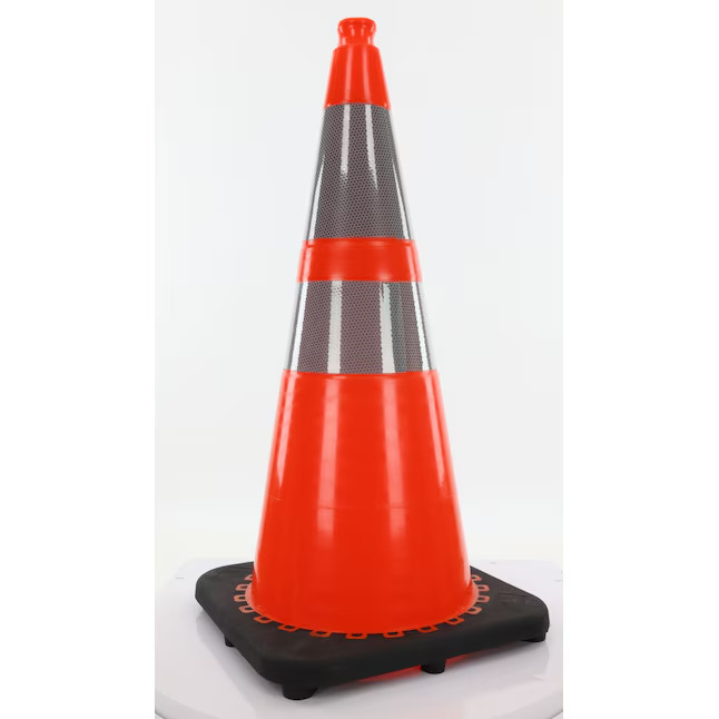 Cordova Safety Products 28-in Orange Traffic safety cone