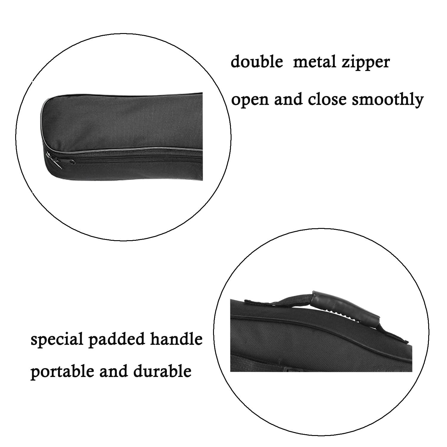 Soprano Ukulele Case Bag 21 in Soft Uke Backpack for Gig with Adjustable Dual...