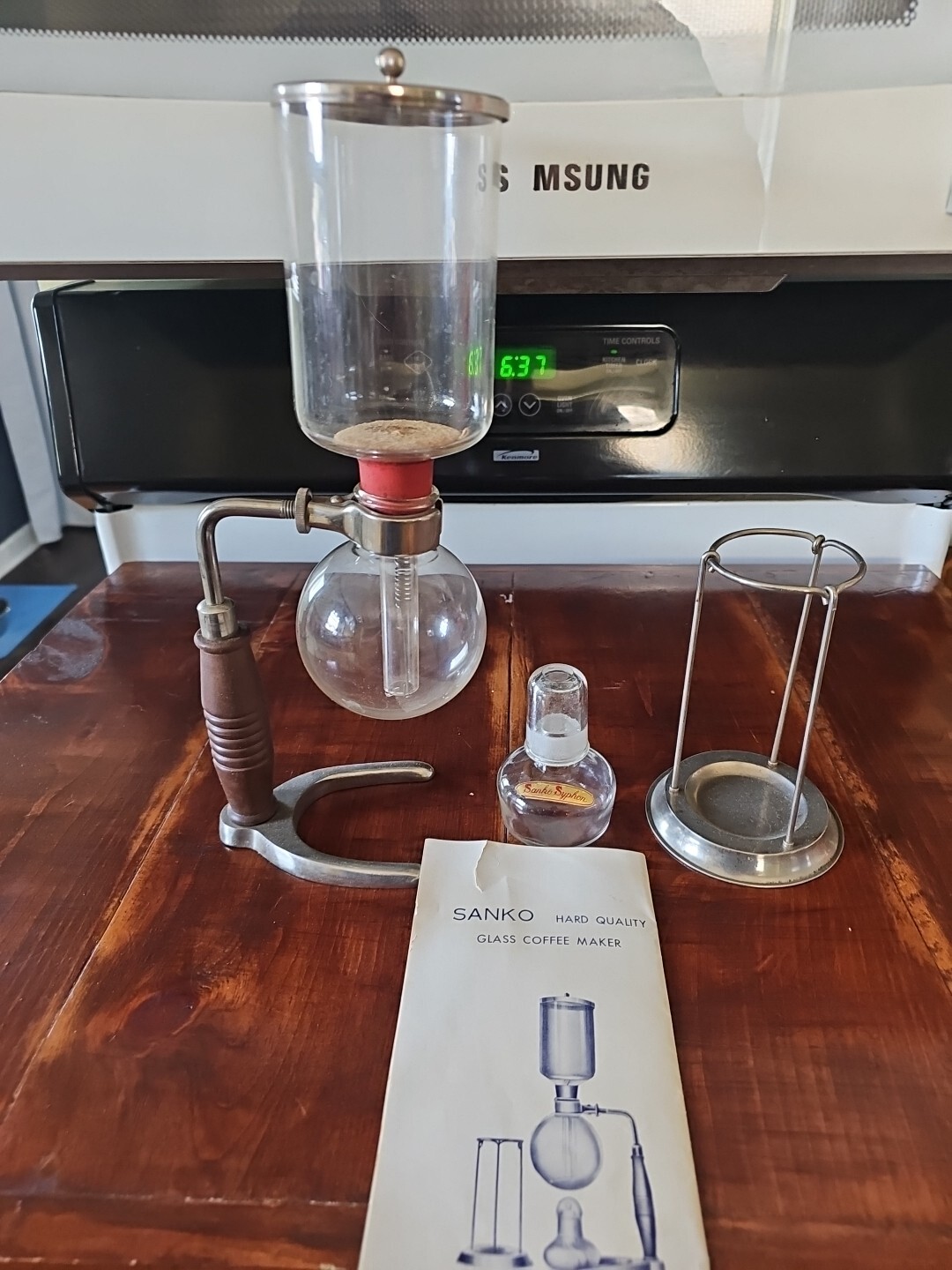 Very Rare Vintage Sanko Glass Coffee Maker Syphon