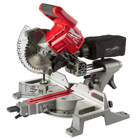 Milwaukee Tool 2733-21 M18 Fuel 7-1/4" Dual Bevel Sliding Compound Miter Saw Kit