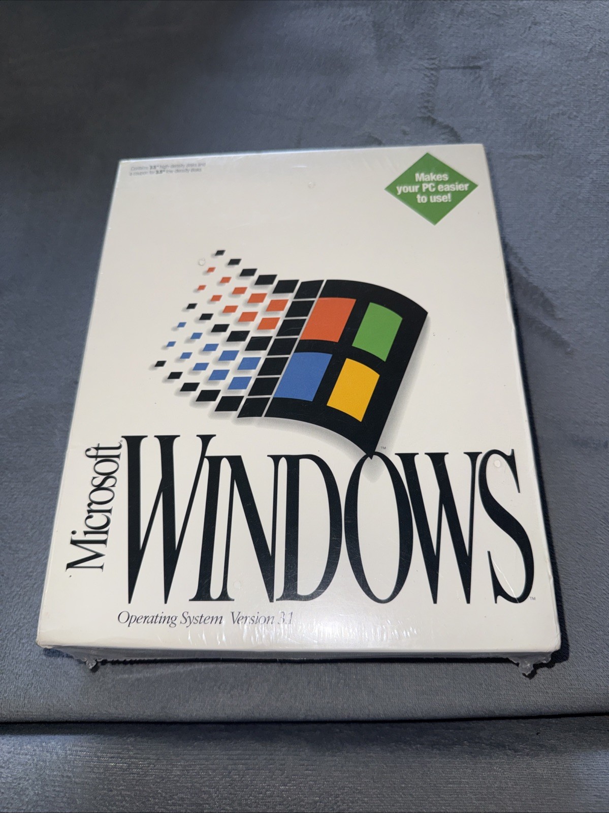 Microsoft Windows 3.1 Operating System English for MS-DOS 3.5 Diskette Brand NEW