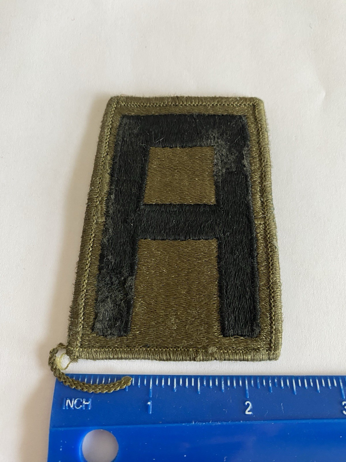 US Army 1st Army Patch A Green & Black INV10472