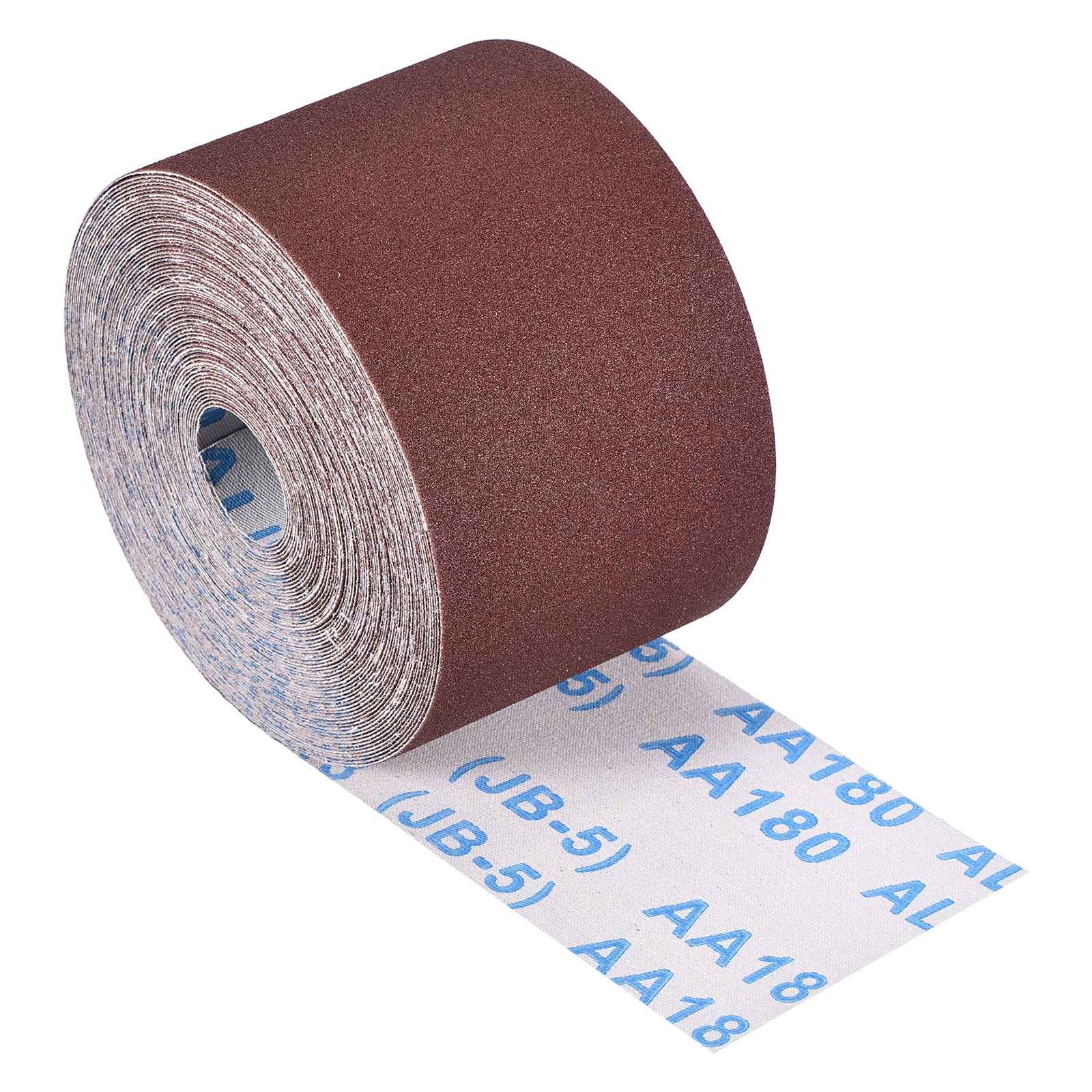3" x 49Ft Sandpaper Roll, 180 Grit Aluminum Oxide Sand Paper for Floor