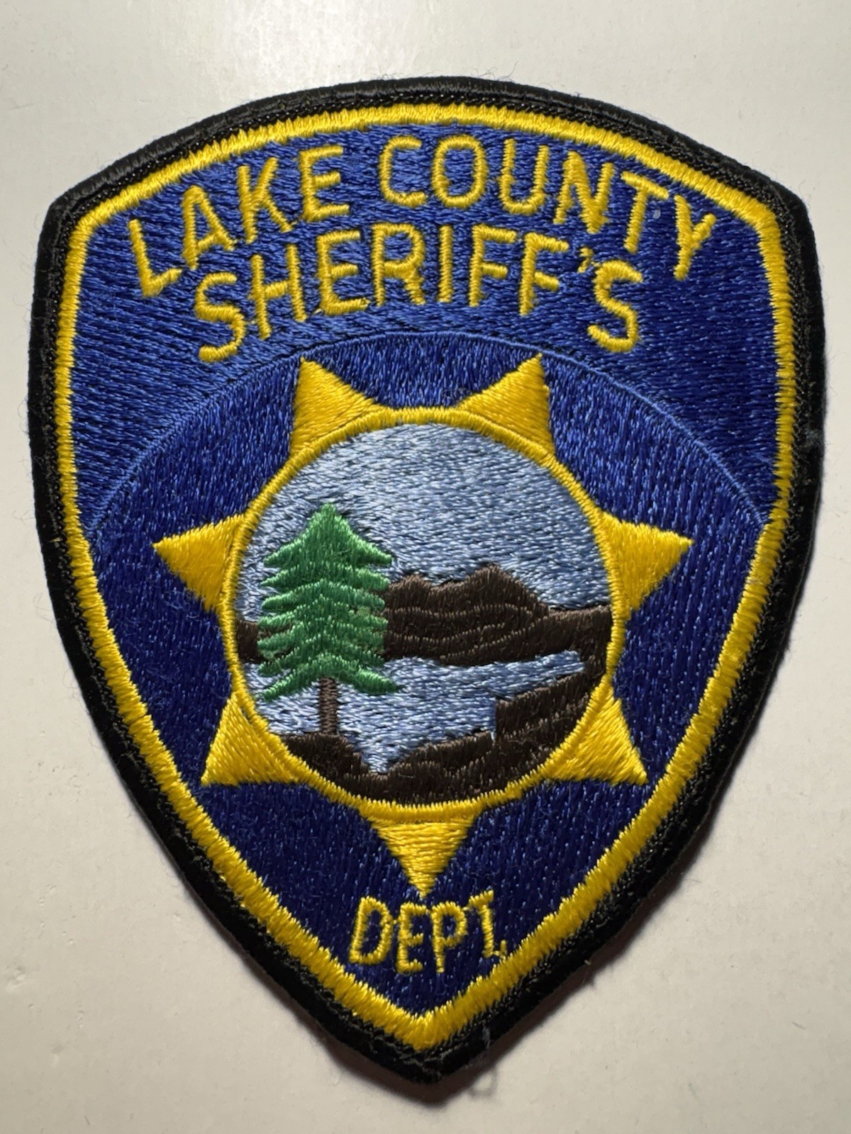 Lake County California Sheriff Patch
