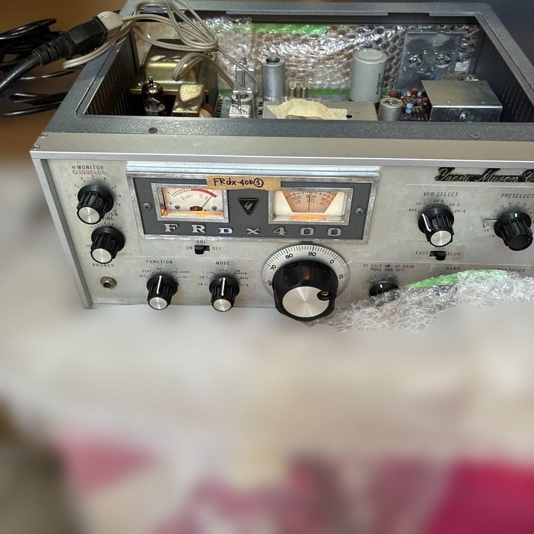 Yaesu FRDX-400 HF Tube Receiver Vintage Serviced w/Manual From Japan