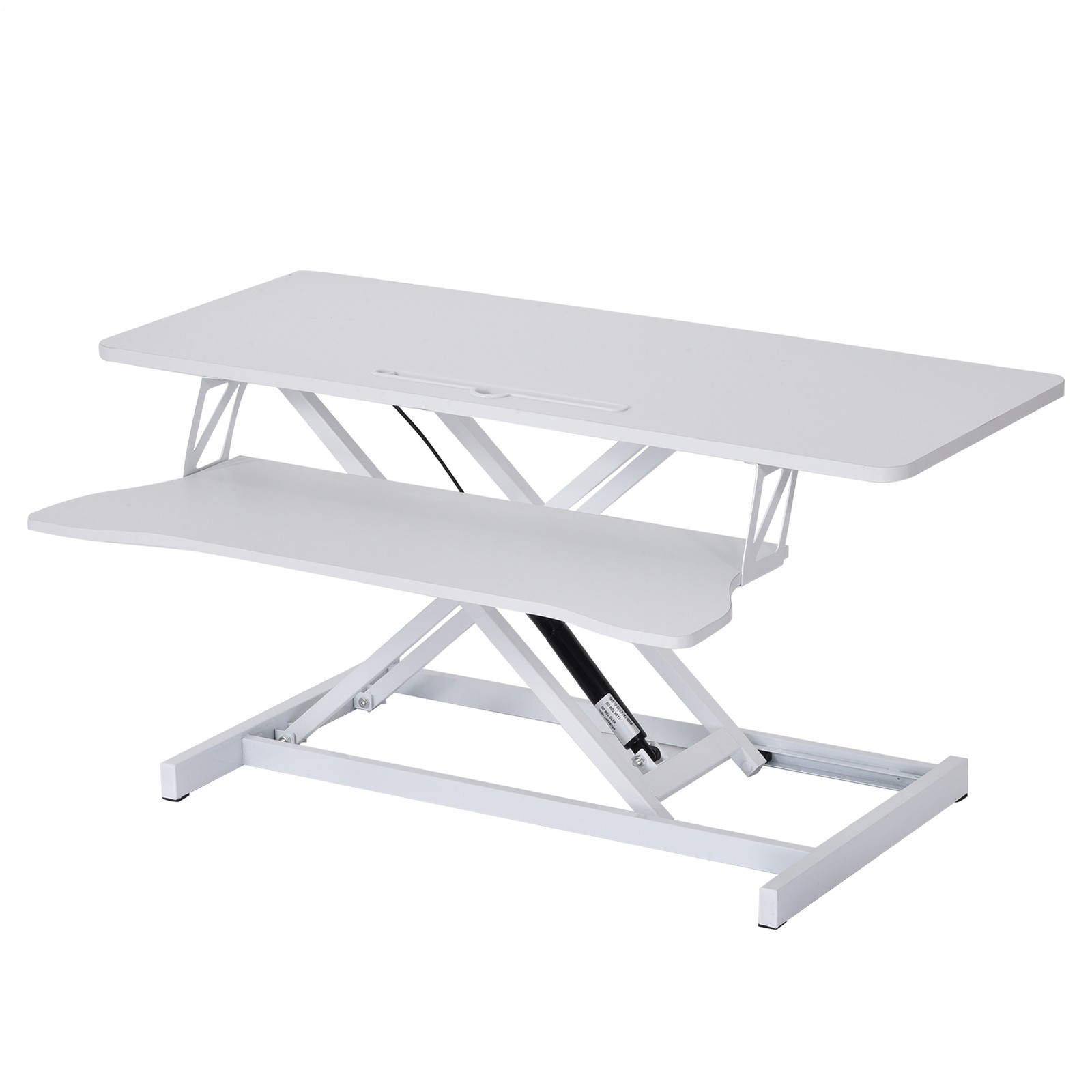 37" Standing Desk Converter - Height Adjustable Office Desk Riser