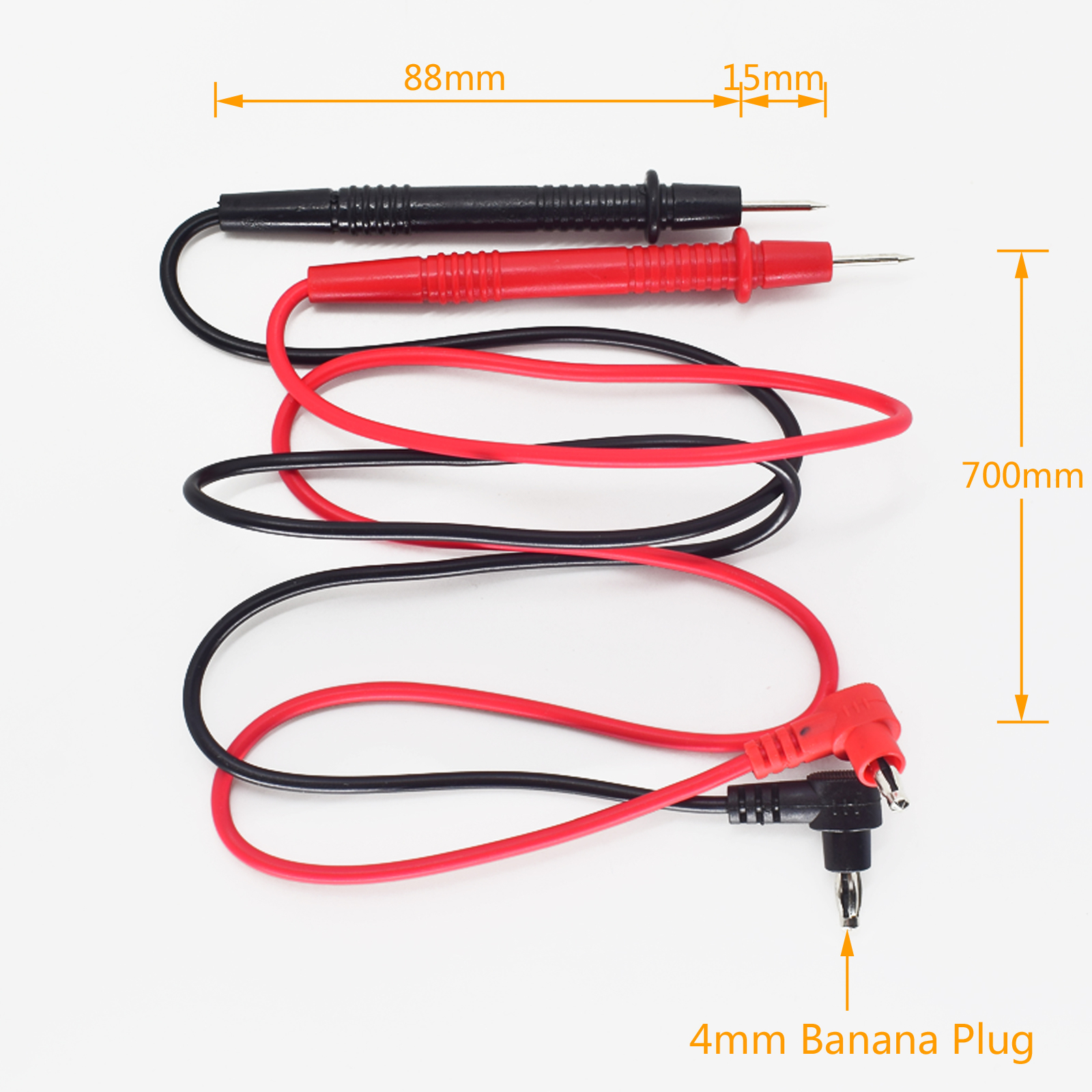5sets 4MM Plug Multimeter Multi Meter Test Lead Probe Wire Pen Cable 0.7M R+B