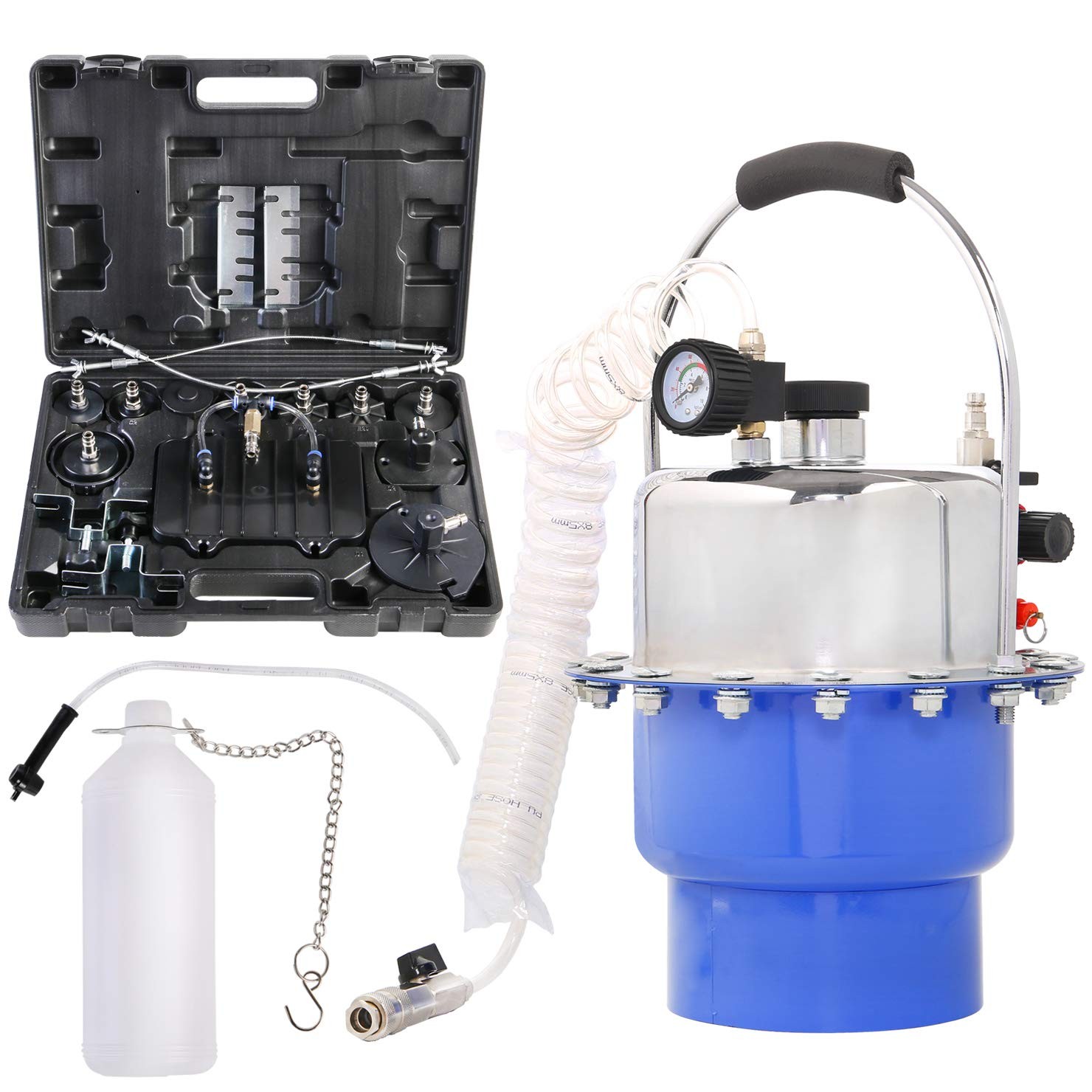 YSTOOL Brake Bleeder Kit Pneumatic Pressure Brake Clutch Fluid Bleeding Tool ...