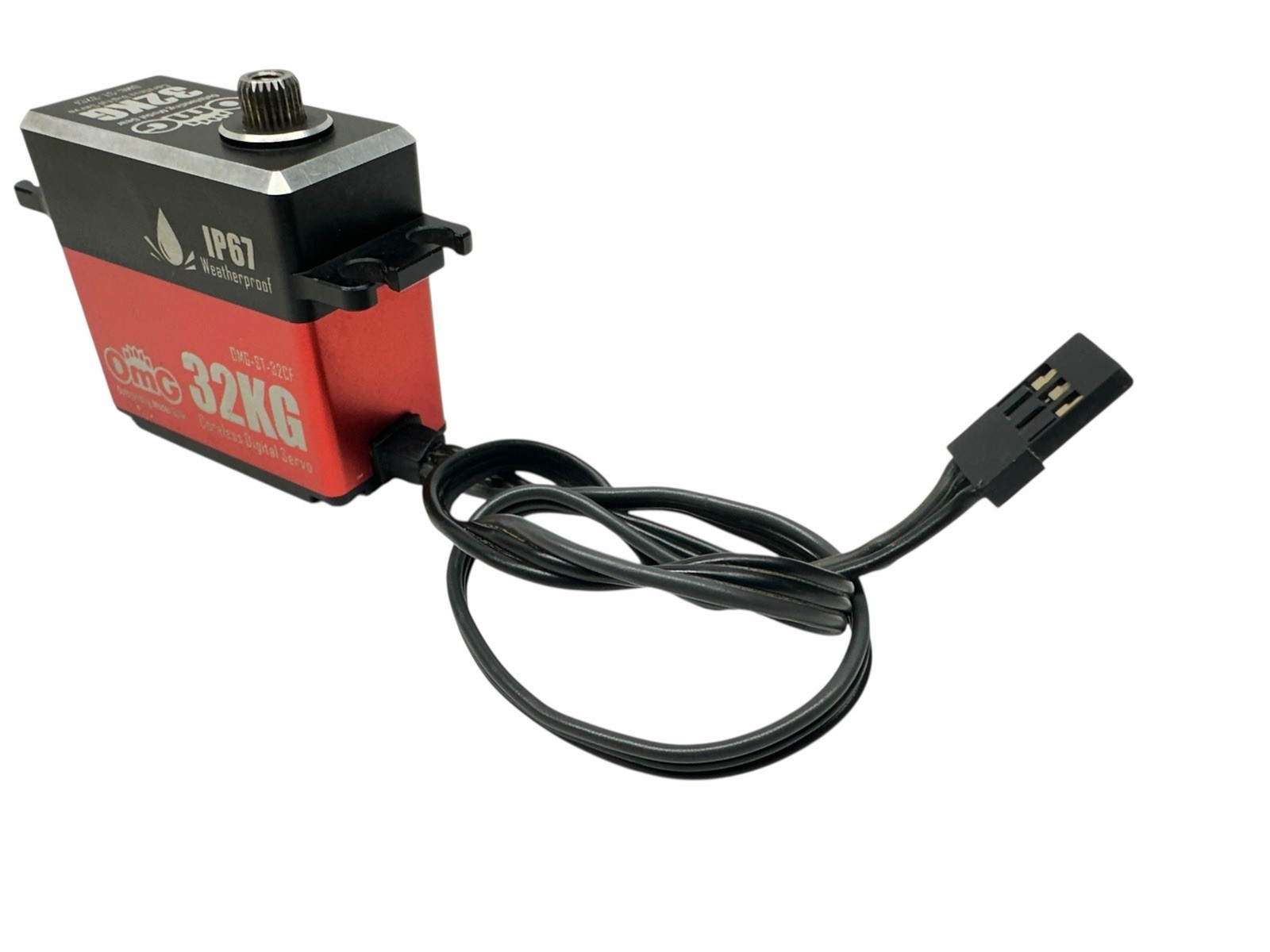 OMG 32KG Full Aluminum Case Coreless Ultra Torque Waterproof Servo #16731