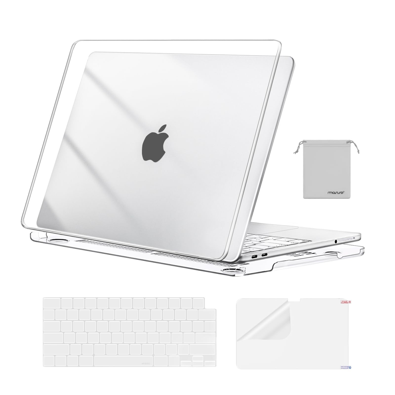 MOSISO Compatible with MacBook Neo Case 13 inch 2026 Release Crystal Clear