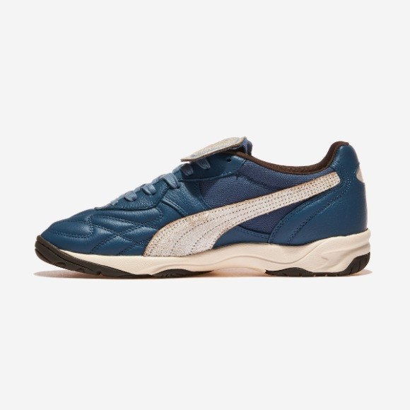 PUMA King Mens Indoor Soccer Shoes Dark Indigo White I402582-02