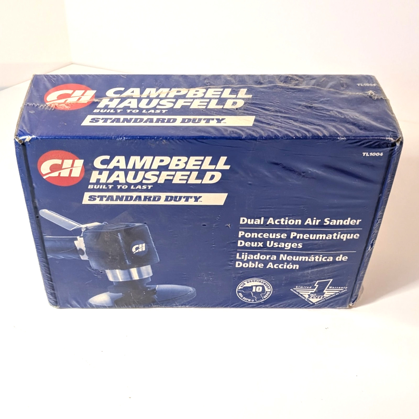 Air Sander Campbell Hausfeld Standard Duty Dual Action Tool, TL1004, 6 Inch Pad