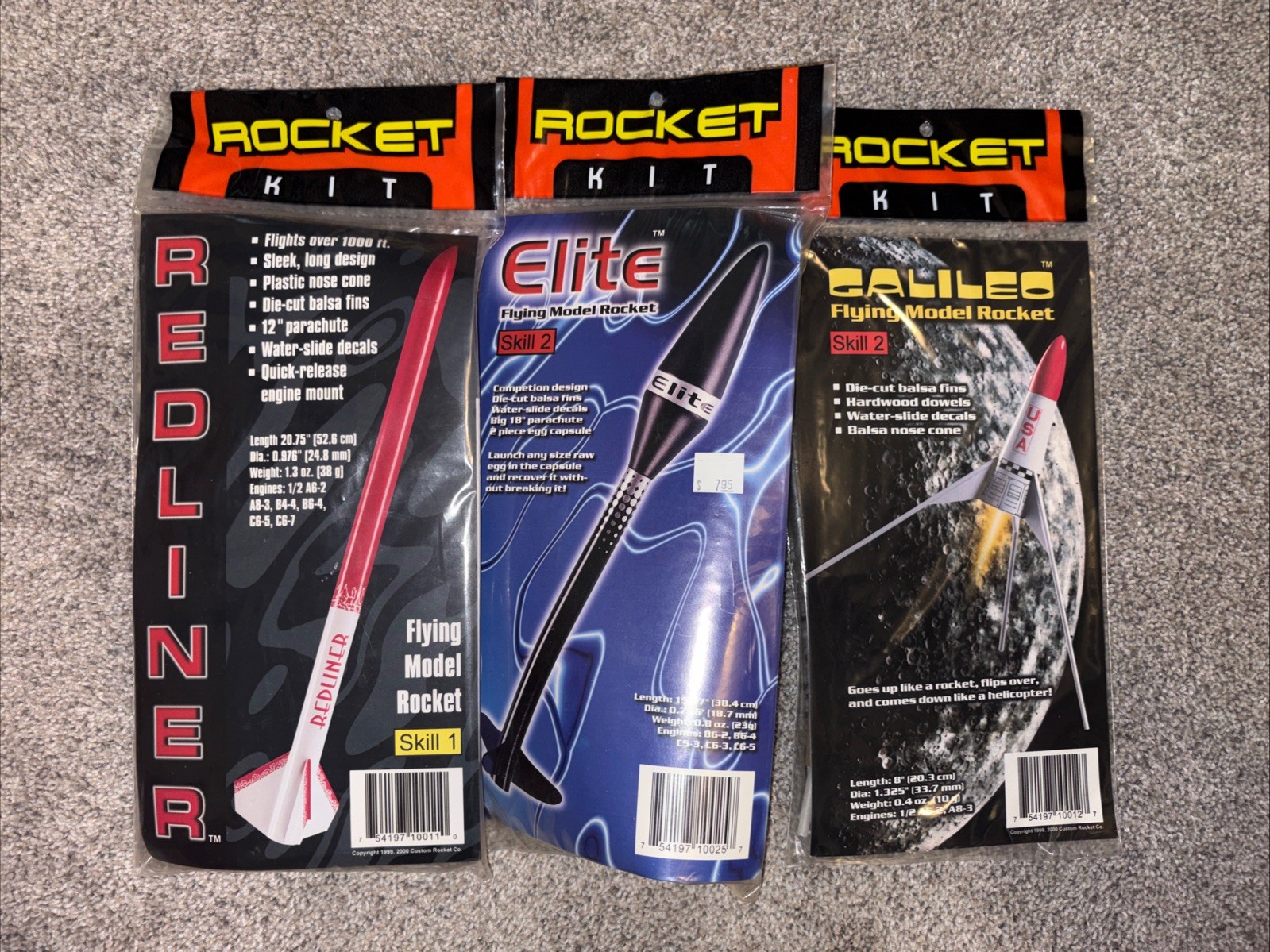model rockets kits (lot Of 21)