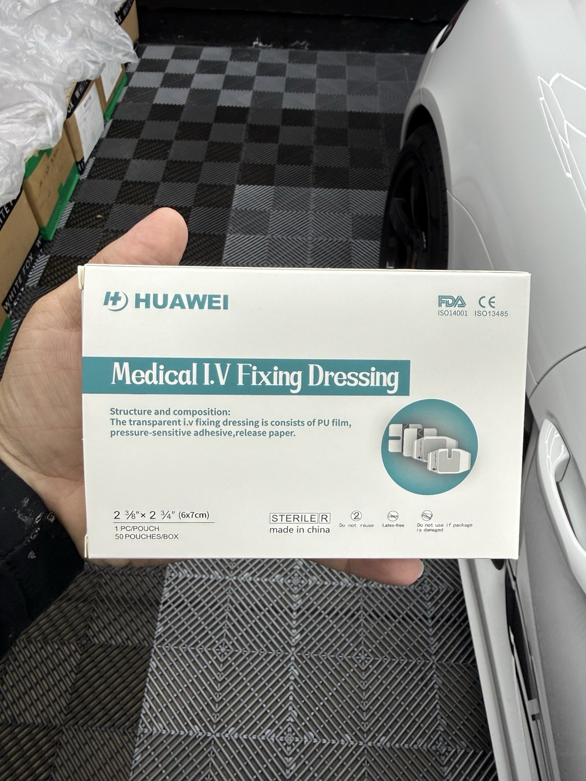 Medical IV Fixing Dressing 2-3/8x 2-2/8 Inch BRAND NEW ALL SEALED BOXES