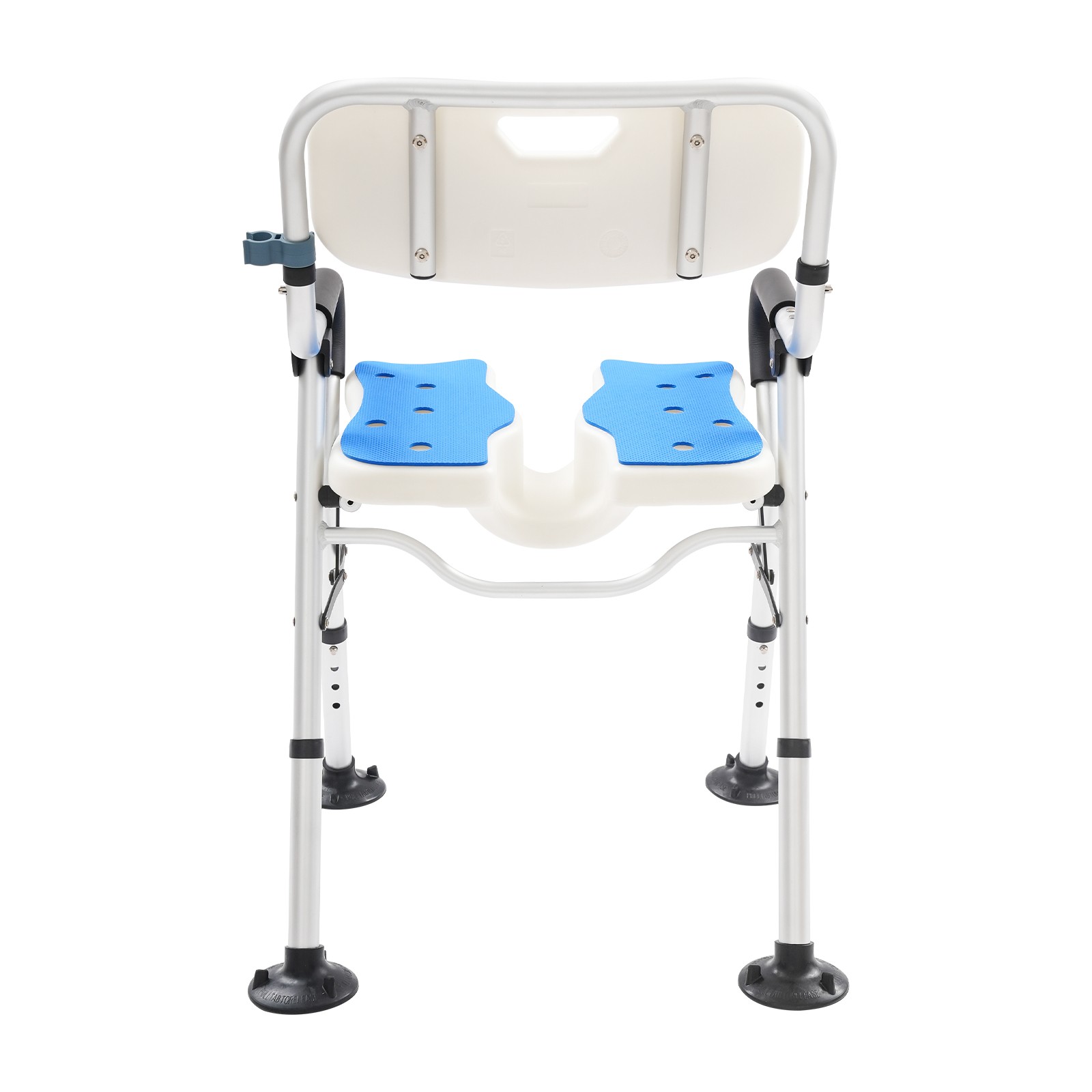 Heavy Duty Shower Chair U-Shape Seat Foldable Shower Chair for Private Washing