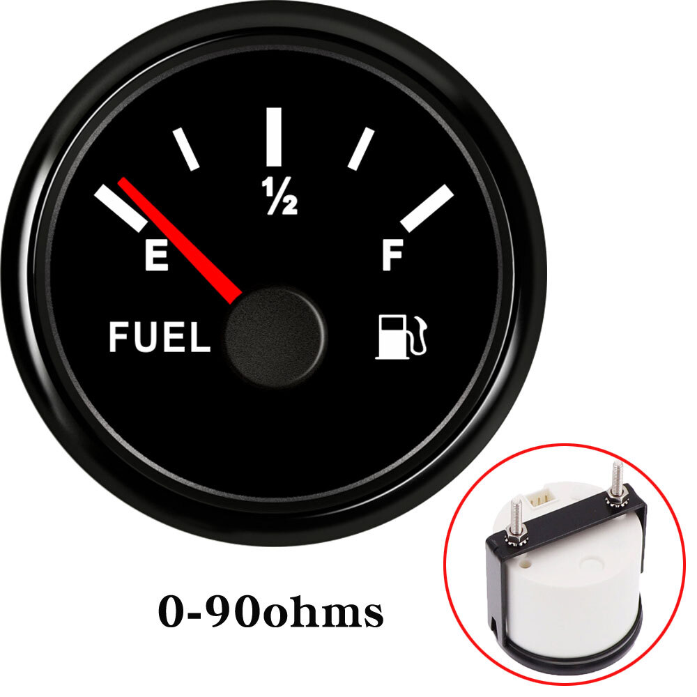 52MM/2" Fuel Gas Level Gauge 0-90 ohms for Car Truck Motorcycle Marine USA STOCK