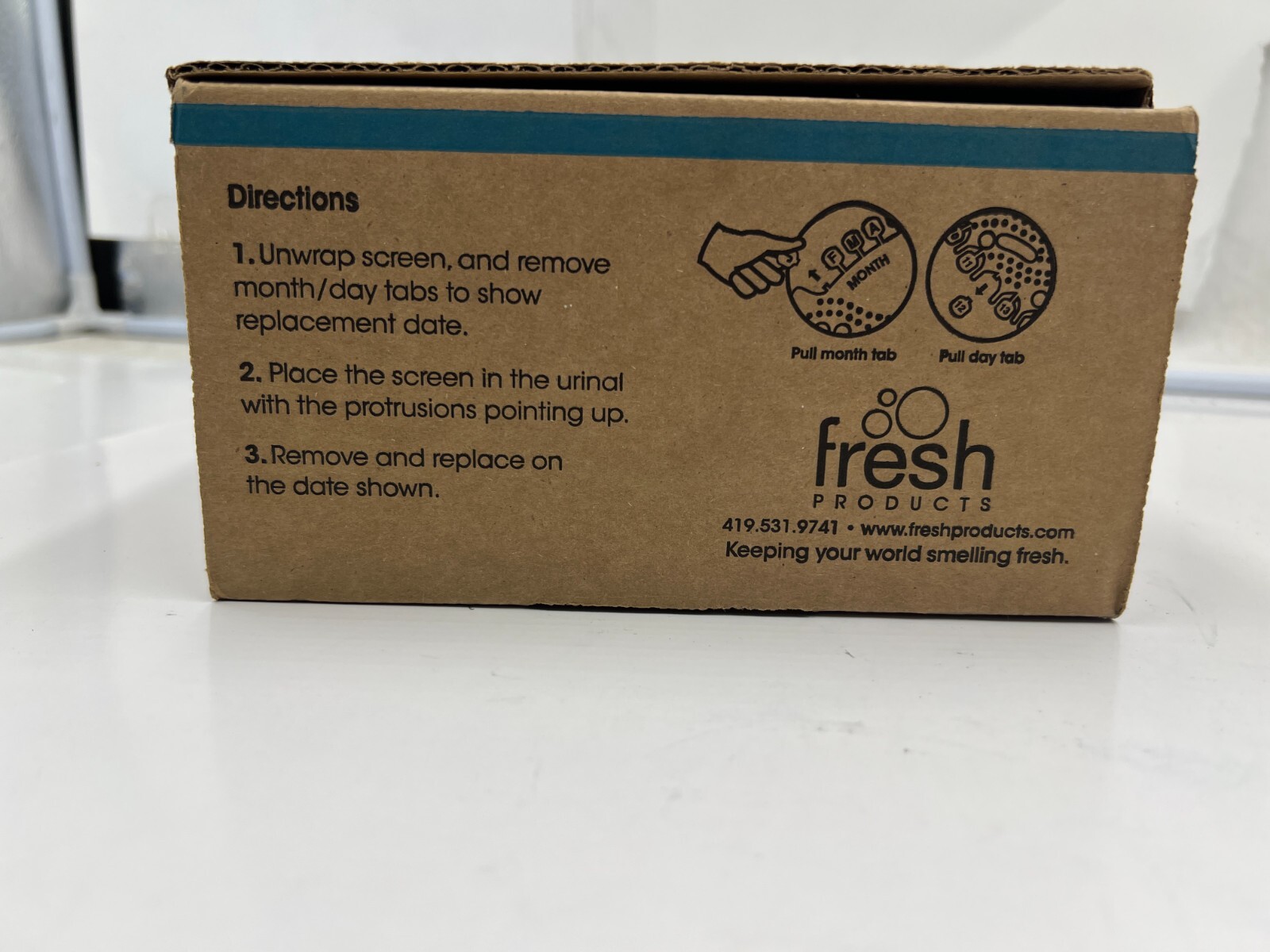 Fresh The Wave 3WDS60CM Urinal Screen Deodorizer 2.0 - Cucumber Melon Dark Green