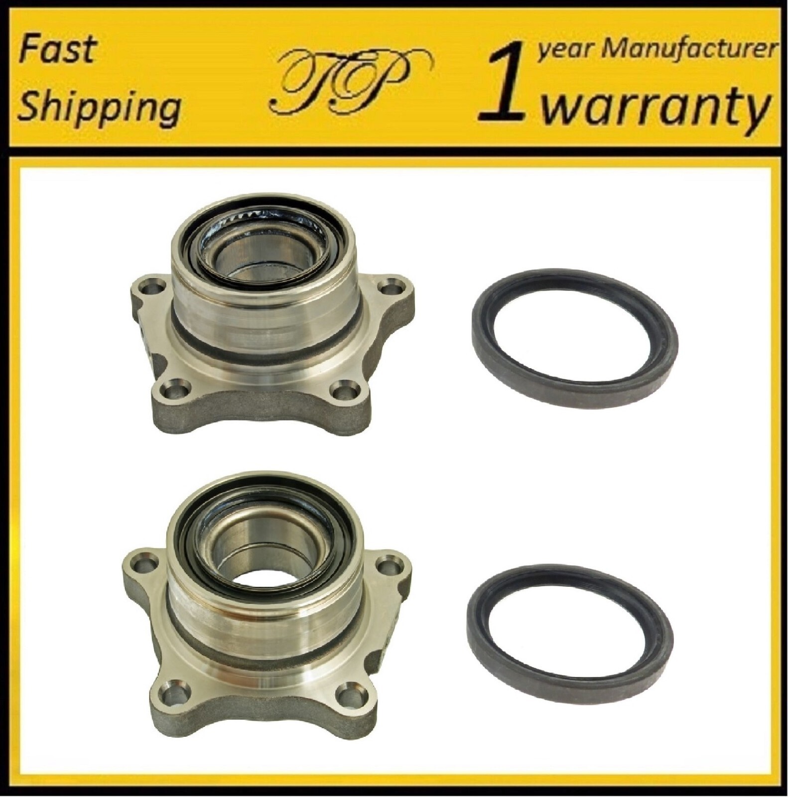 Pair of Rear L&R Wheel Hub Bearing & Seal Set for Toyota TUNDRA 2007-2021