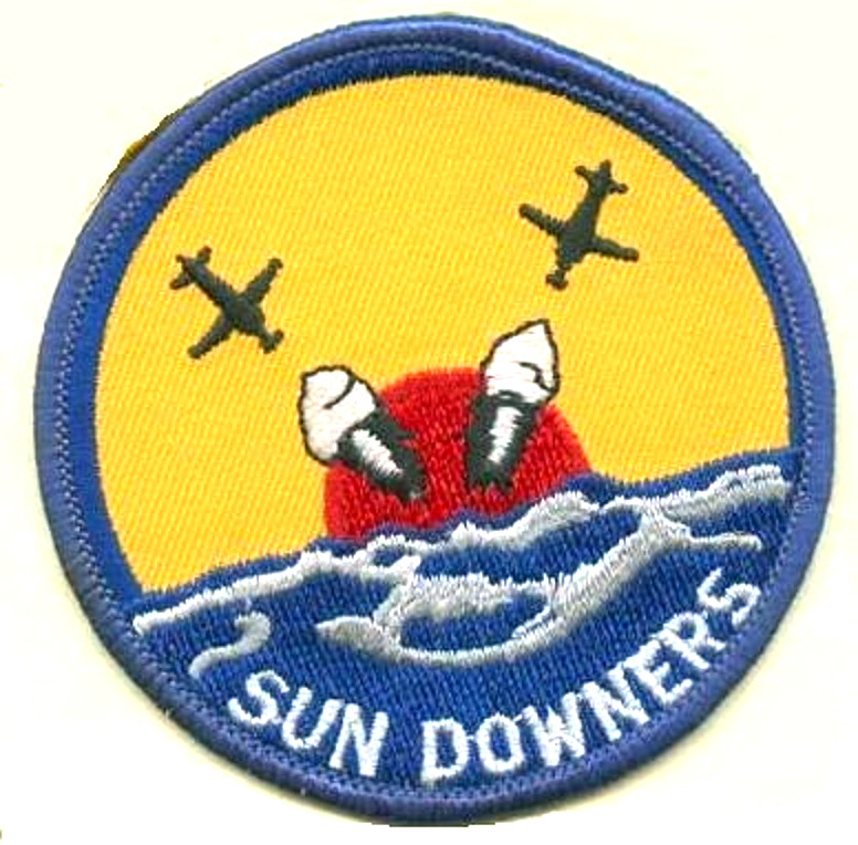 USN F-5N/F Tiger II FIGHTER iron/sew-on PATCH: NAS KEY WEST VFC-111 SUNDOWNERS
