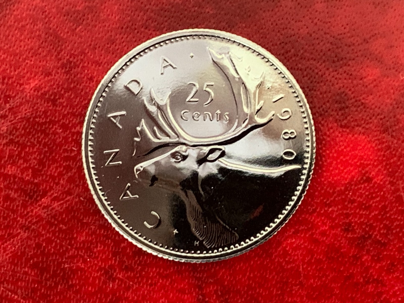 Canada 25 Cent 1980 Specimen Coin-Uncirculated