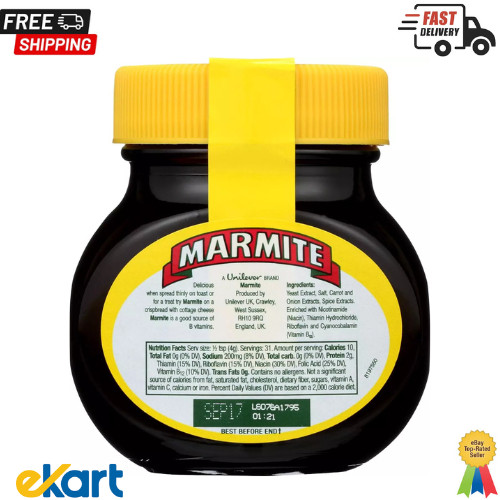 Marmite Yeast Extract (1 x 4.4 OZ)