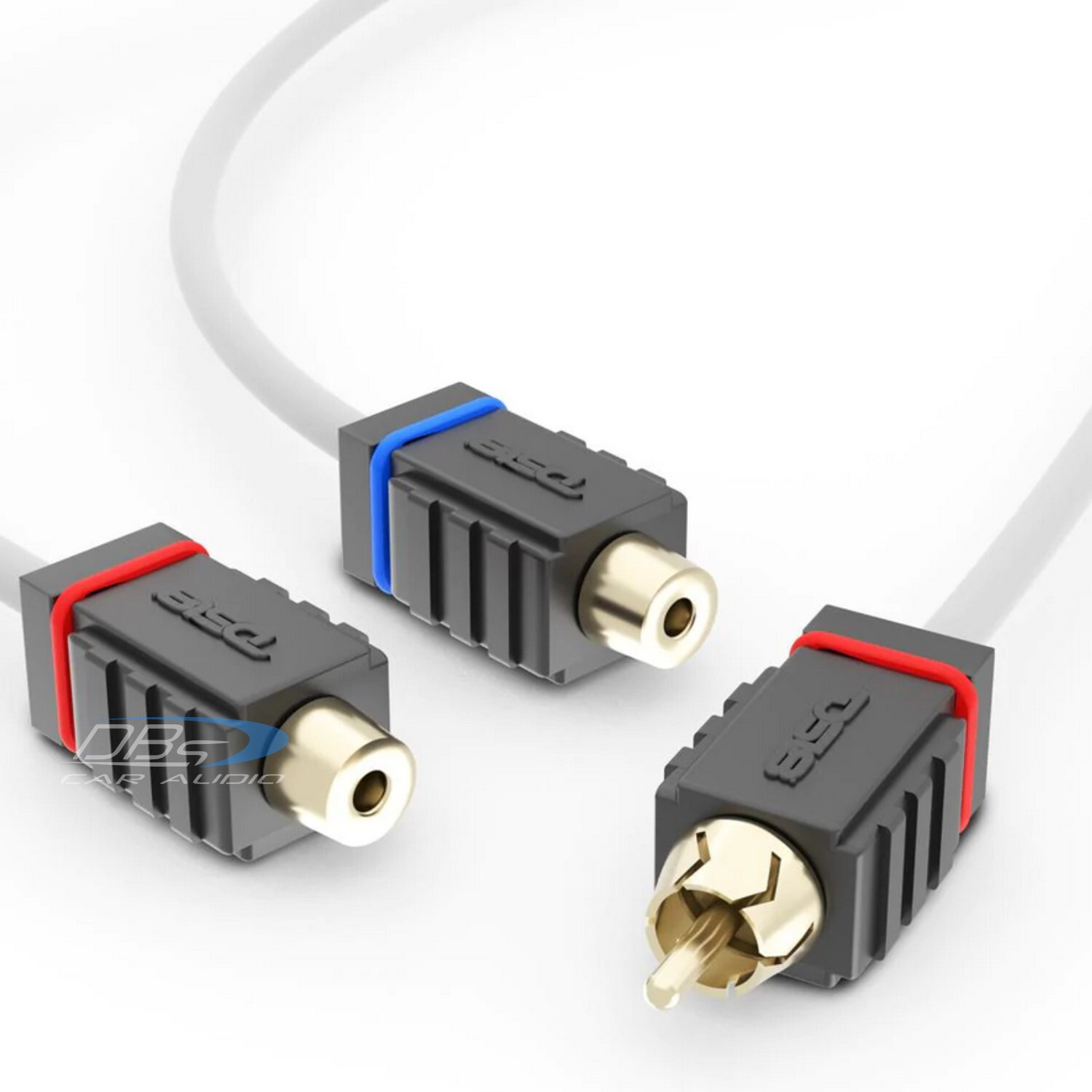 DS18 MOFCR-2F1M Marine Grade 2 Female to 1 Male Rca Splitter Cable 100% OFC Wire