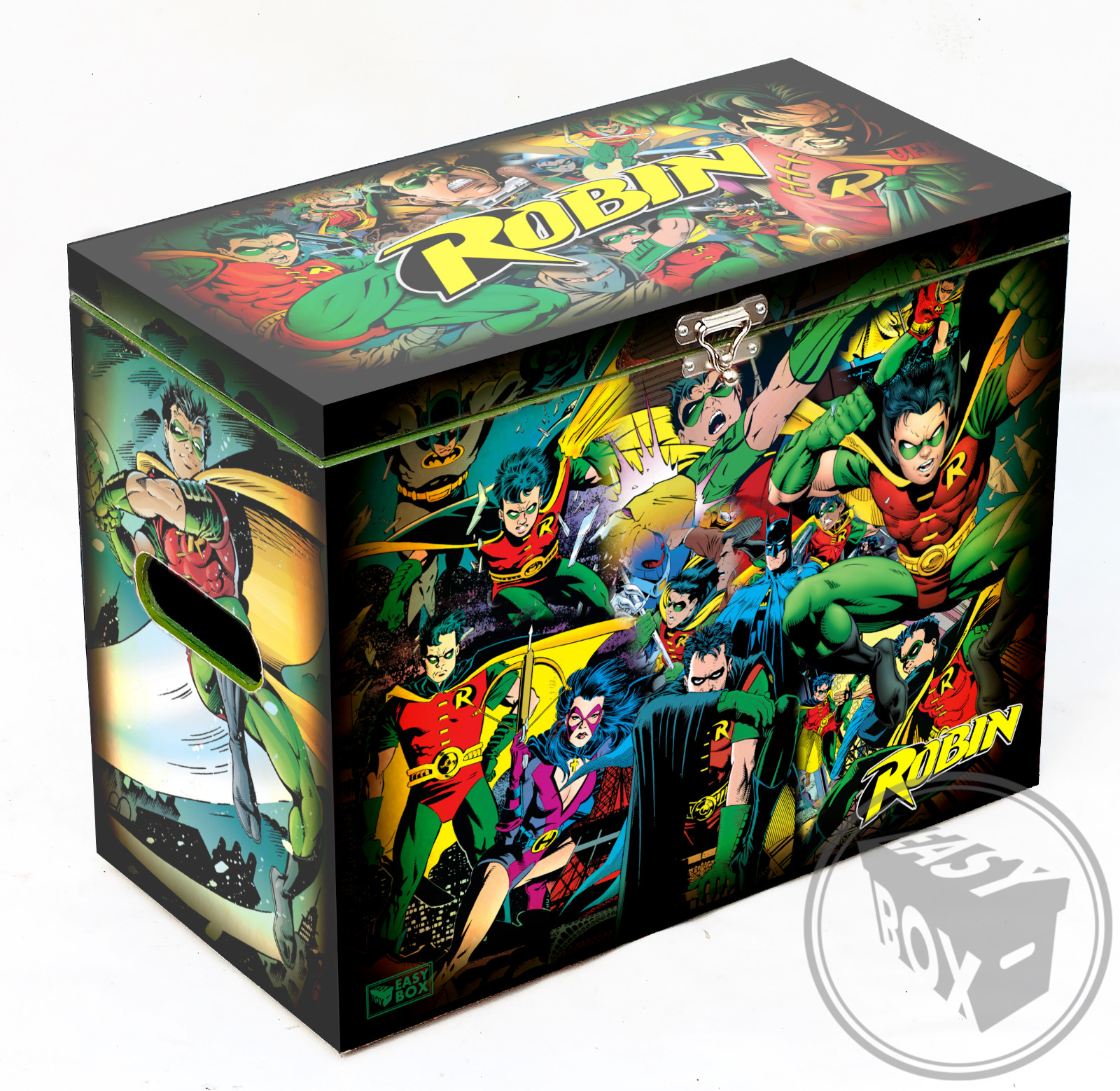 Robin - Large Comic Book Hard Storage Box Chest MDF
