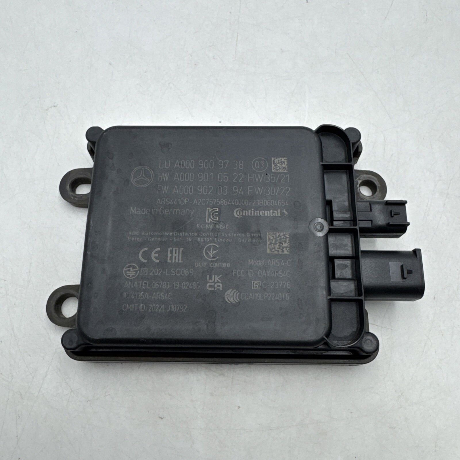 2021-2024 Mercedes Benz S580 C300 Cruise Control Distance Sensor A0009009738