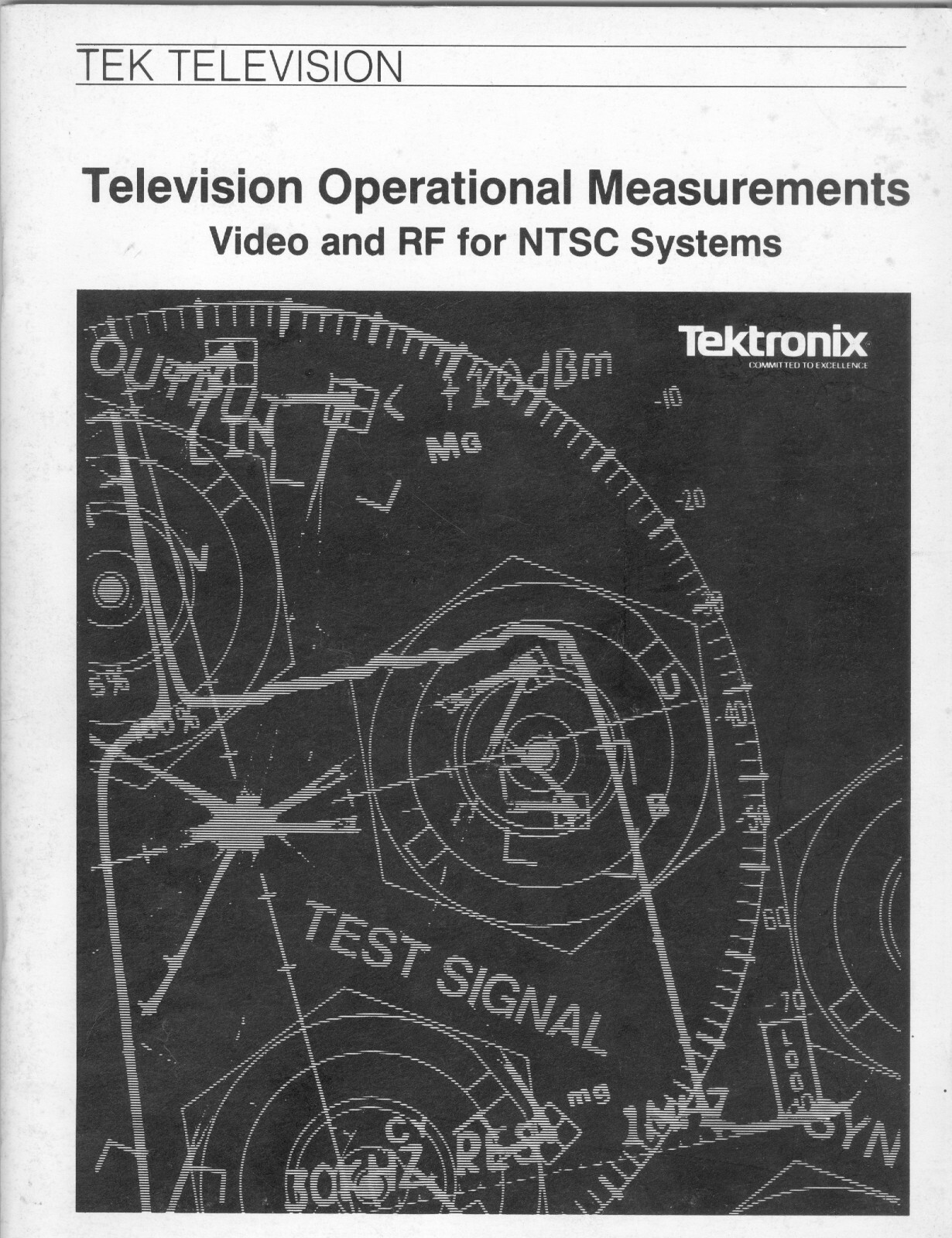 "Television Operational Measurements" book by Tektronix
