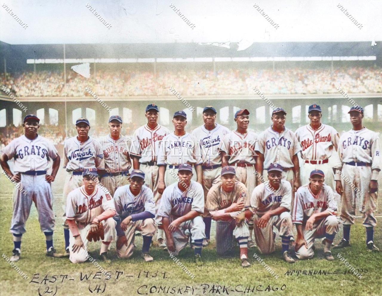 GN380 1939 Negro ABuck Leonard Willie Wells 8x10 11x14 16x20 Colorized Photo