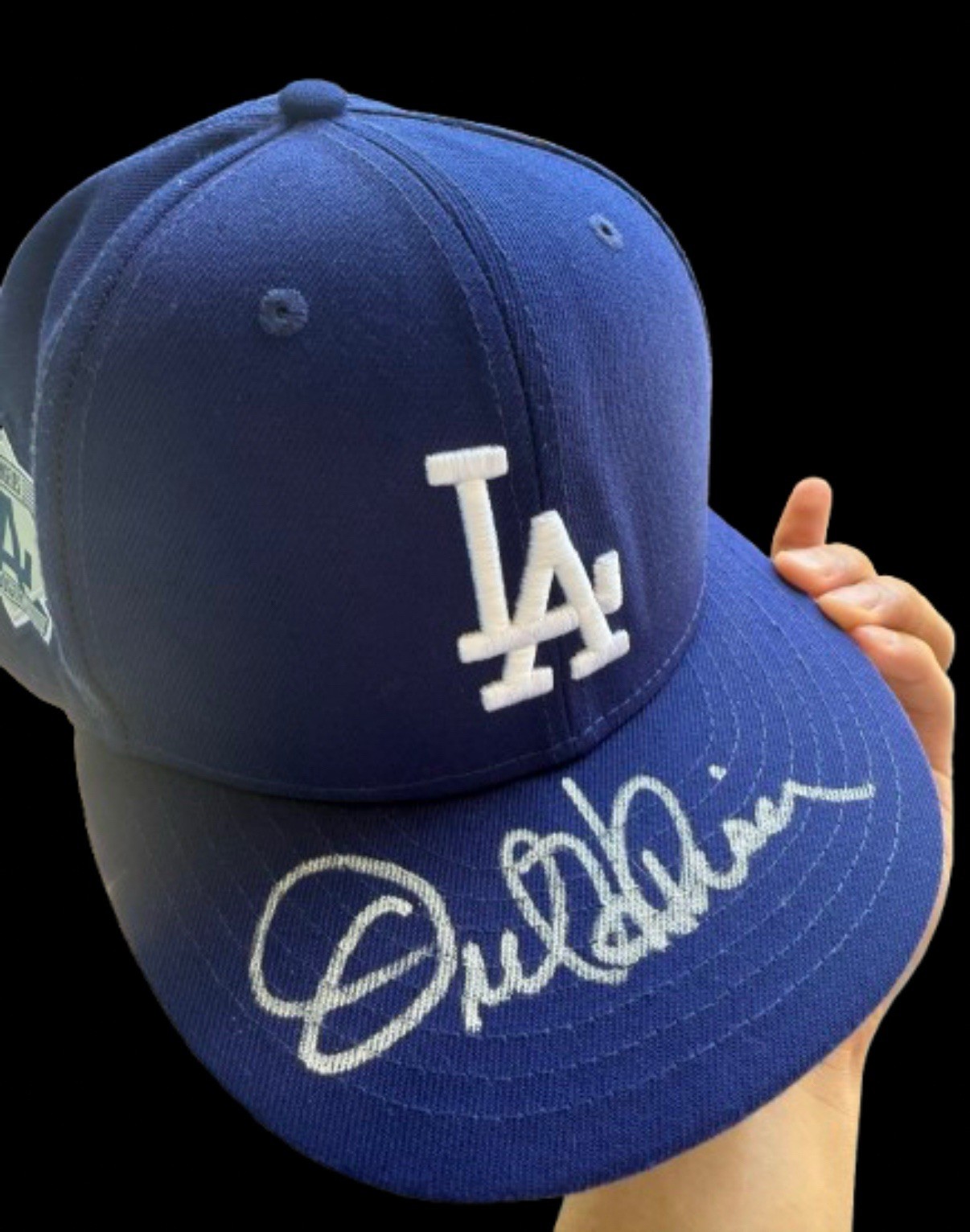 Orel Hershiser Los Angeles Dodgers Autographed New Era Hat Cap Signed