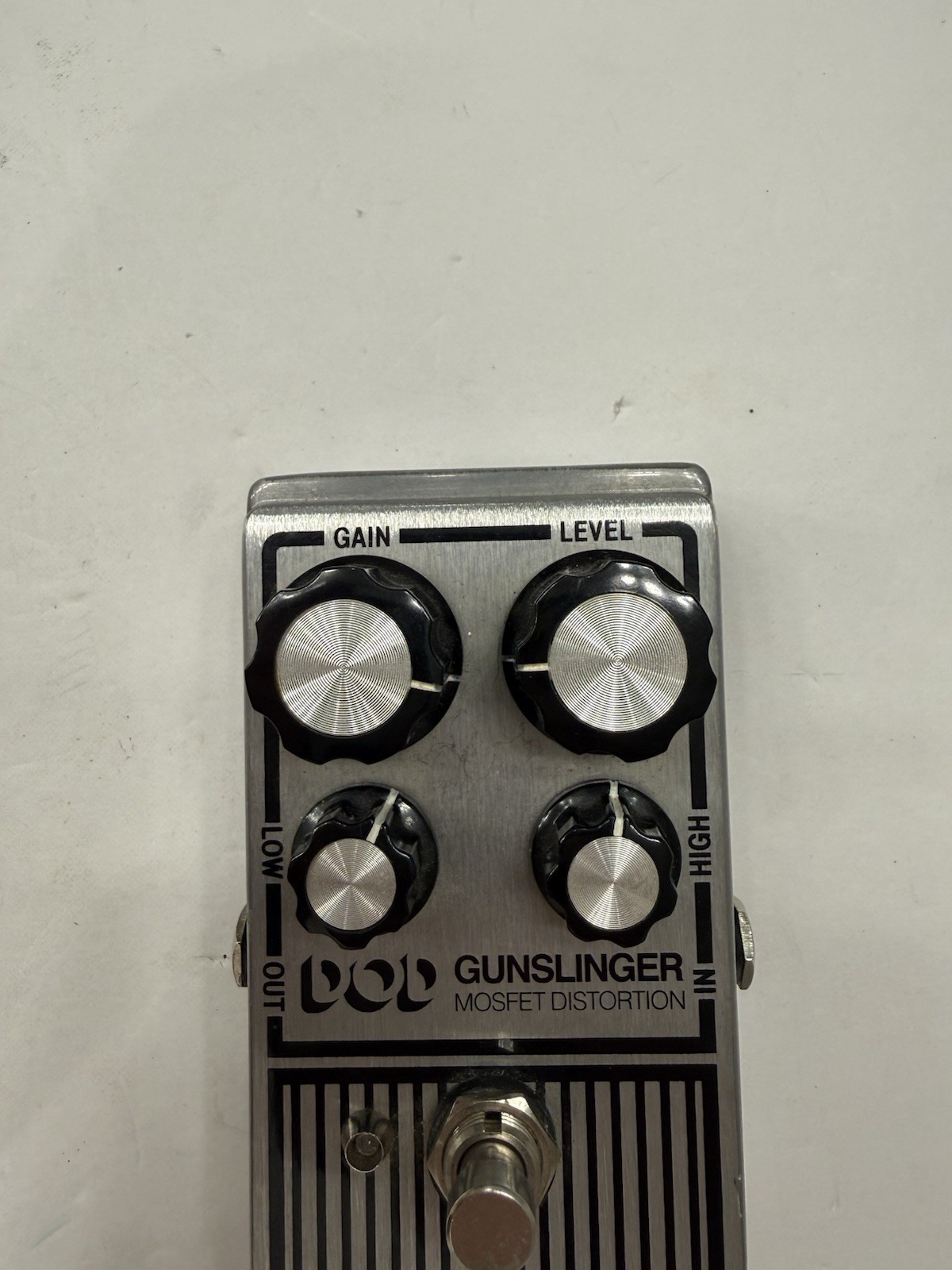 DOD Digitech Gunslinger Mosfet Distortion Guitar Effect Pedal