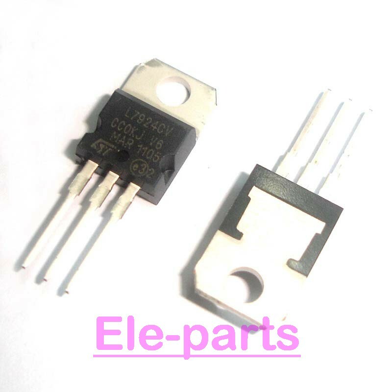 5 PCS L7924CV TO-220 L7924 Negative voltage regulators Transistor Chip