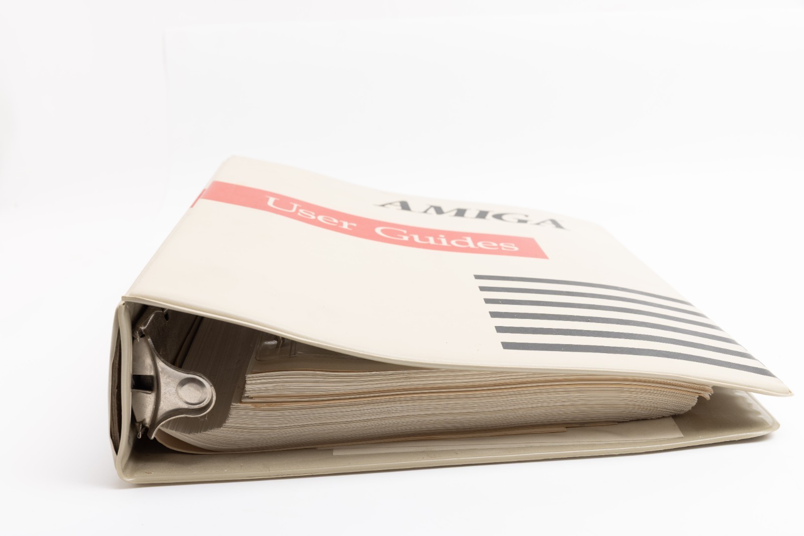 Vintage Commodore Amiga User Guides Binder No Discs