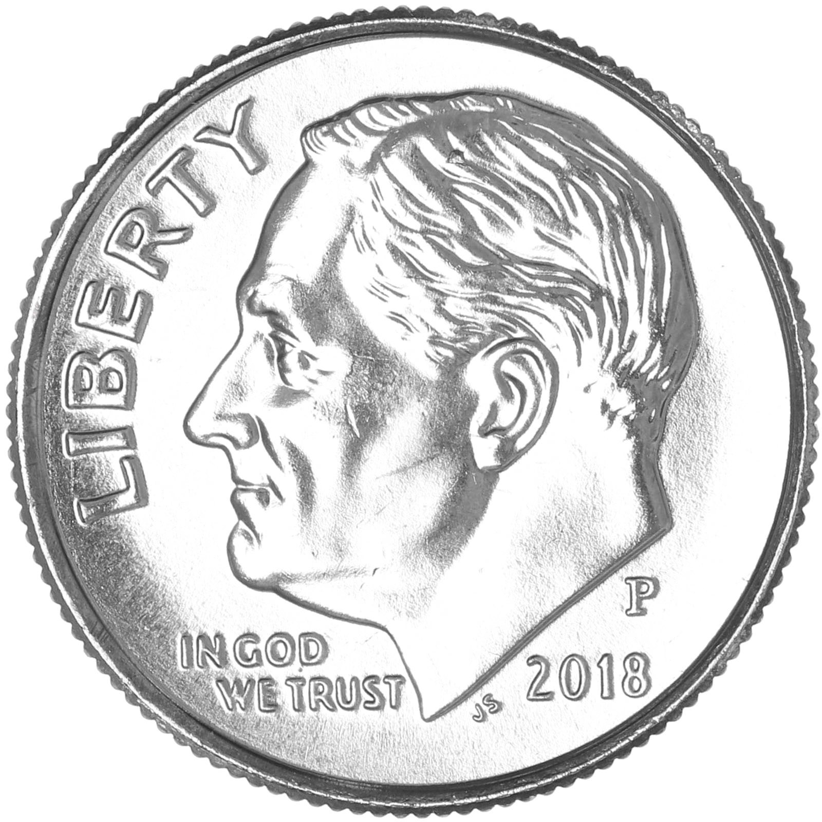 2018 P Roosevelt Dime BU US Coin