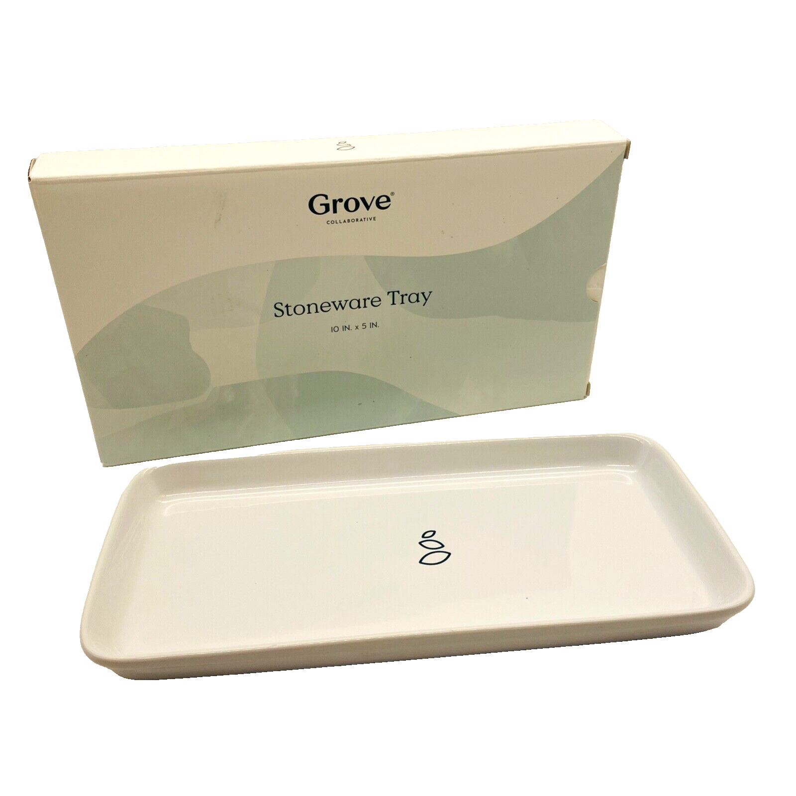 Grove Sink Side Stoneware Tray Grove Collaborative 10 in X 5 inches New in Box