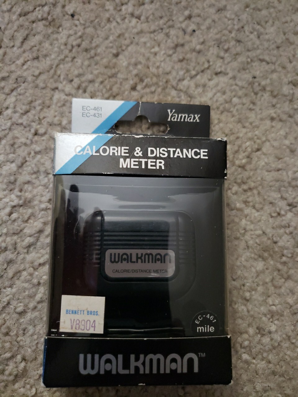 Walkman Calorie & Distance Meter Yamax Made in Japan Sony Corp. New 1988 Vintage