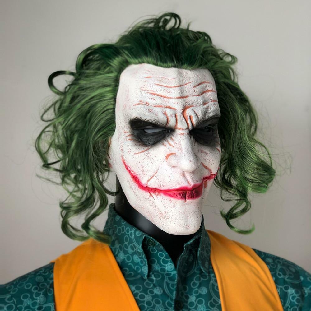 The Dark Knight Batman Joker Joker Latex Mask Headgear COS Halloween