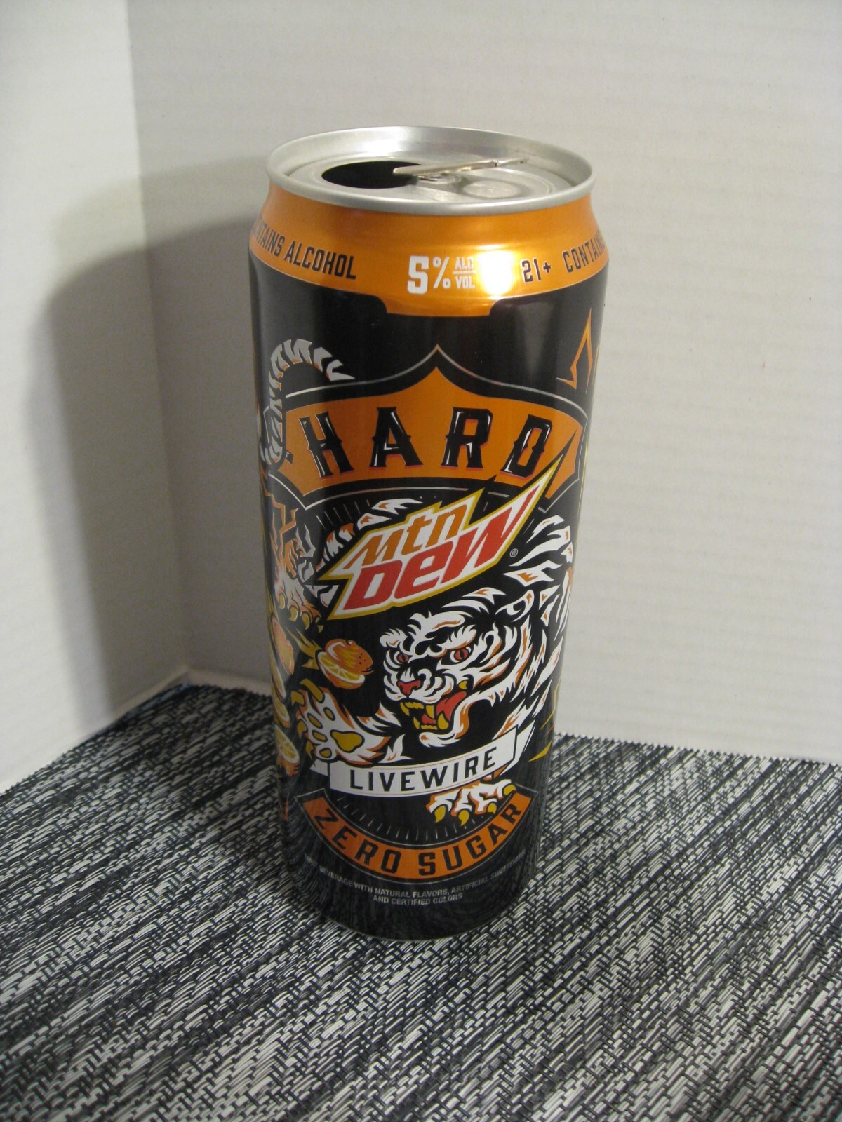 Mountain Dew EMPTY Can- 24 oz. HARD Mountain Dew - Live Wire - 2023