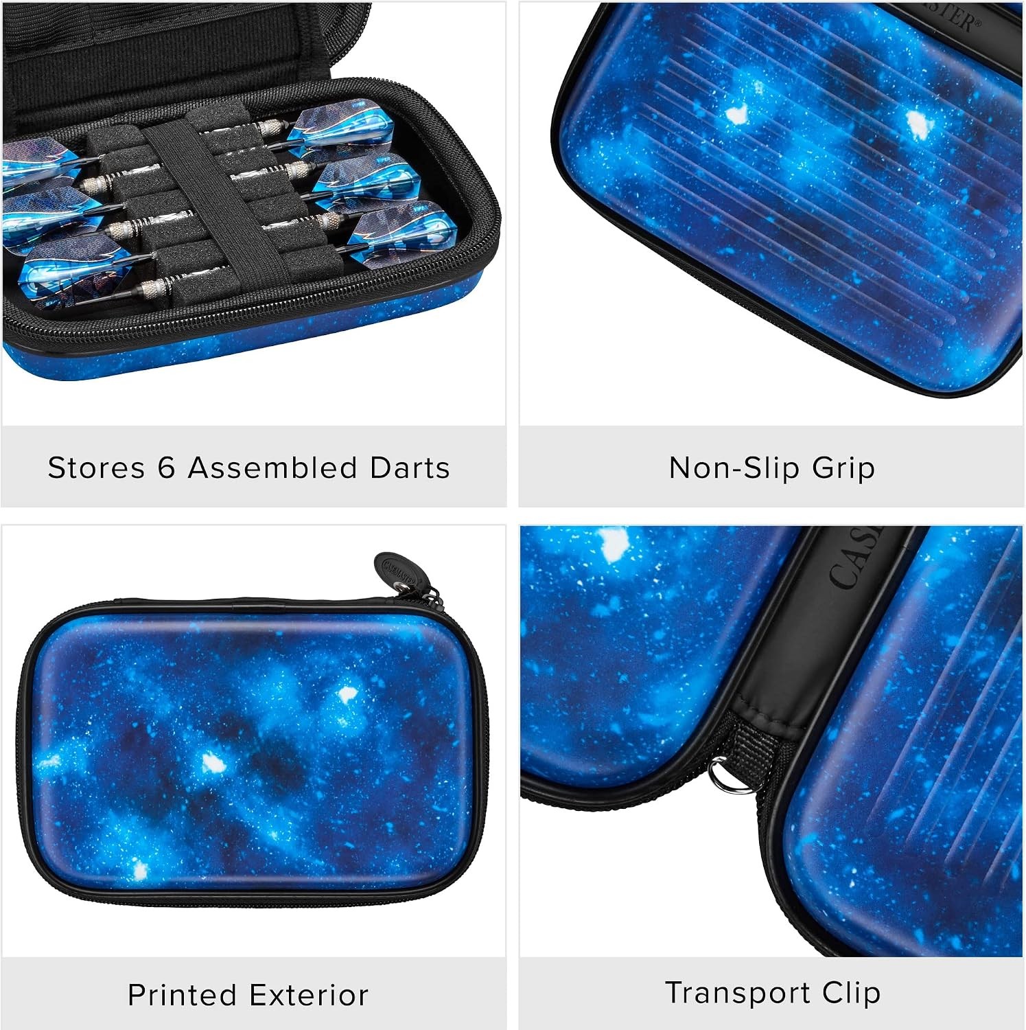Sentinel 6 Dart Case Holds Extra Accessories Tips Shafts and Flights Compatible