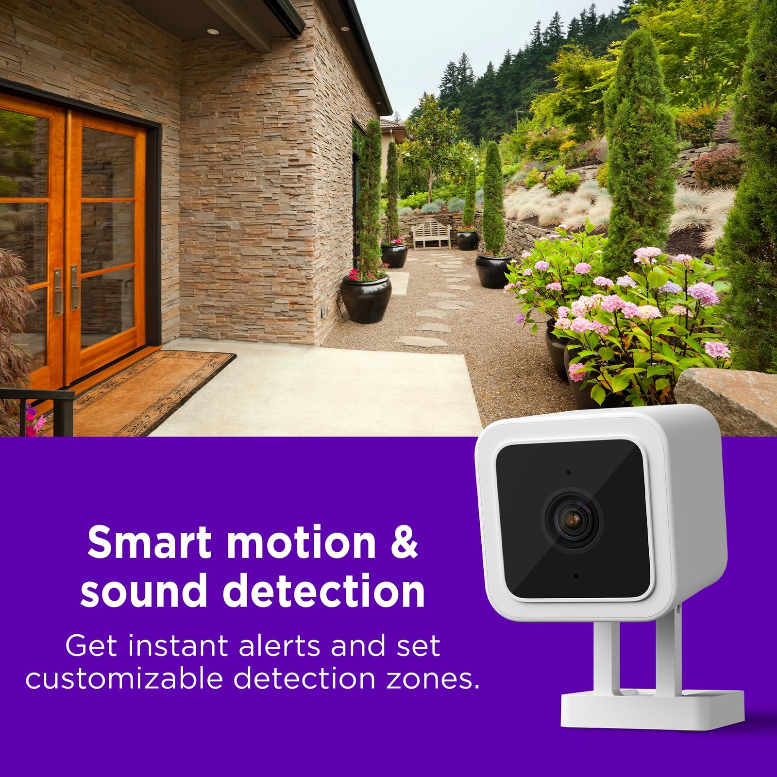 Roku Outdoor Camera for Home Security IP65 Wired Security Camera