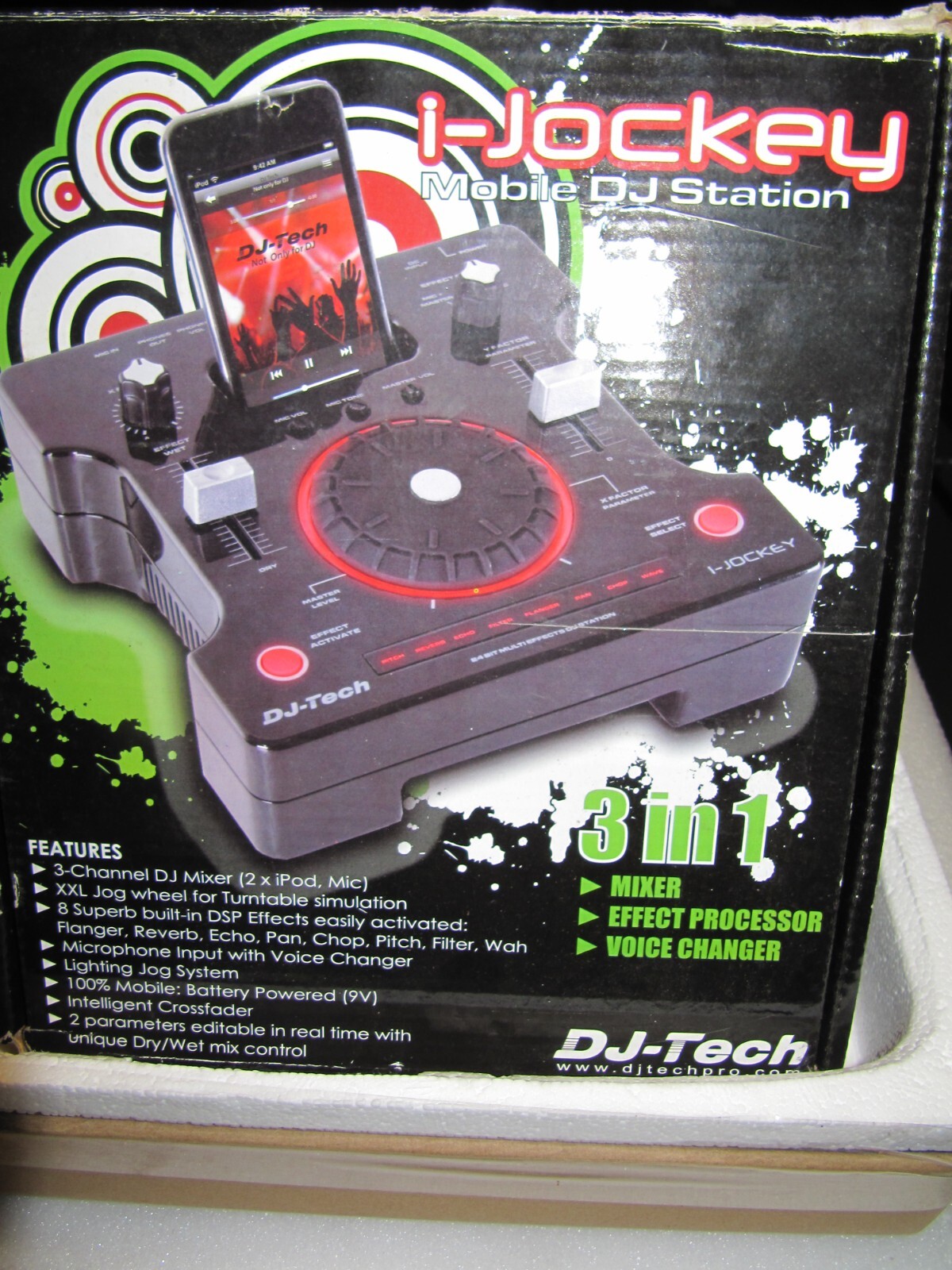 I-JOKEY mobile DJ station  3 in 1 mixer DJ-TECH