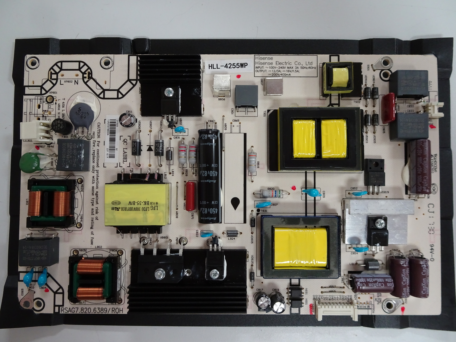 Insignia NS-49D420NA18 Power Supply (HLL-4255WP) 217623